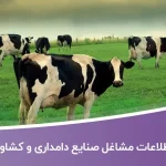 اطلاعات مشاغل صنایع دامداری و کشاورزی کشور