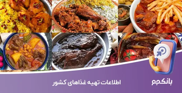 اطلاعات تهیه غذاهای کشور