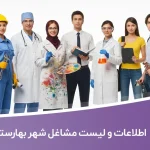 اطلاعات و لیست مشاغل شهر بهارستان