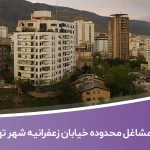 اطلاعات مشاغل محدوده خیابان زعفرانیه تهران