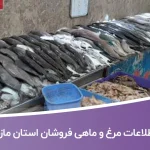 اطلاعات مرغ و ماهی فروشان استان مازندران