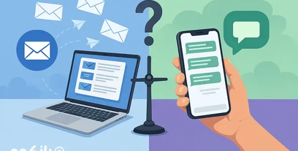 بازاریابی ایمیلی یا پیامکی
