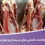 اطلاعات قصابی های سیستان و بلوچستان