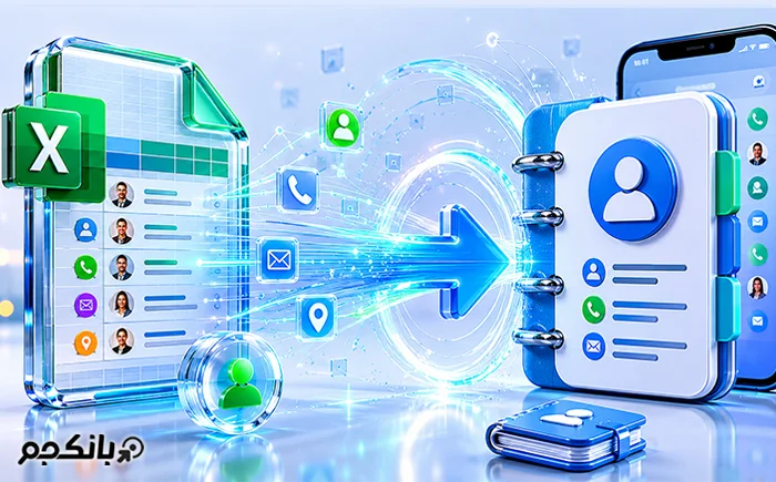 چگونه فایل اکسل را به VCF تبدیل کنیم