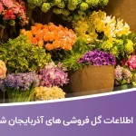اطلاعات گل فروشی های آذربایجان شرقی