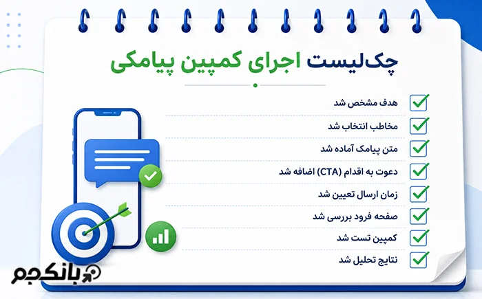 چک‌لیست نهایی پیش از ارسال کمپین پیامکی